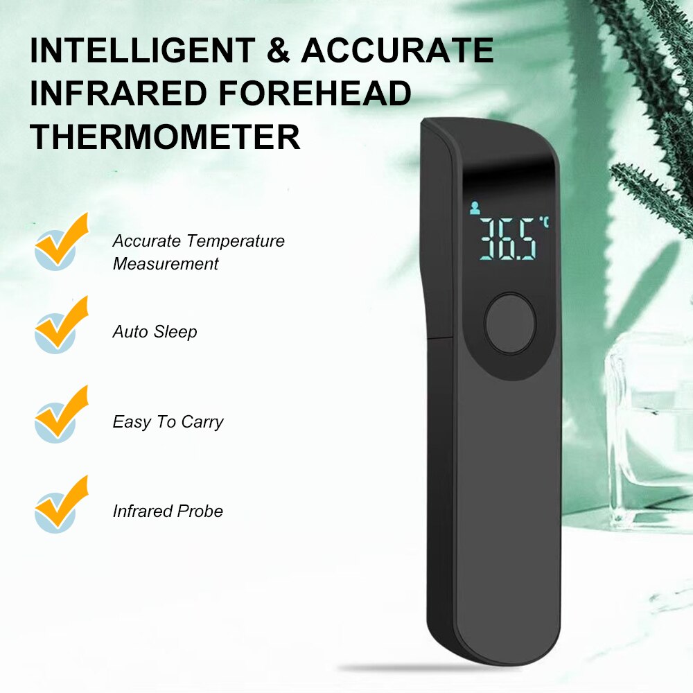 Non-contact Infrared Thermometer LED Screen Digital Thermometer Household Forehead Temperature Meter Electronic Thermometer