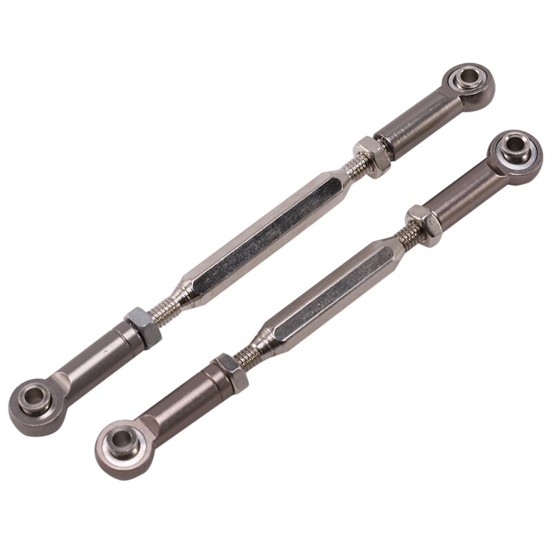 Front Steering Rod Front Axle Rod for RC Model Car 1:10 HPI Venture FJ Cruiser Tracked Parts: Titanium 