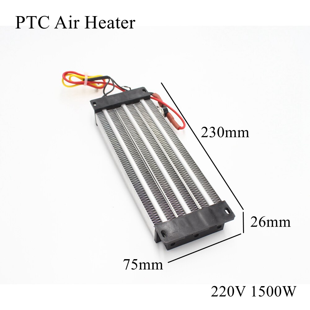 12V 24V 36V 48V 72V 110V 220V PTC Heater Ceramic Thermistor Air Heating Mini Outdoor Heaters Induction Aquarium Car Film Plate: 230x75x26mm