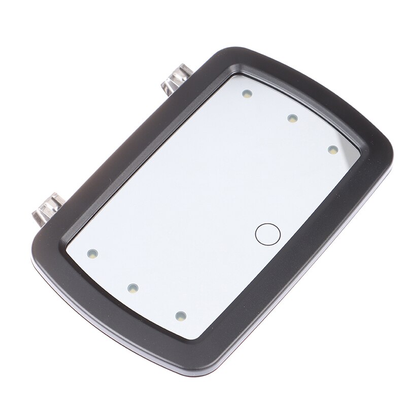 Universal LED Car Interior Mirror Touch Switch Makeup Mirror Sun Visor High Mirror