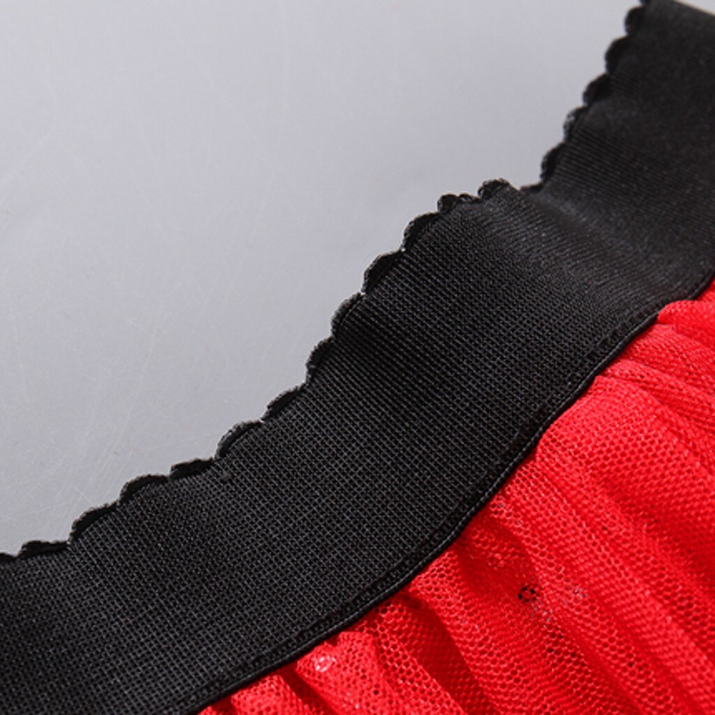 Tutu Skirt Girls Sequin Tutu Pettiskirt Dance Mini Skirt Birthday Princess Ball Gown Mesh Tutu Skirt Pleated Short Skirt#G30