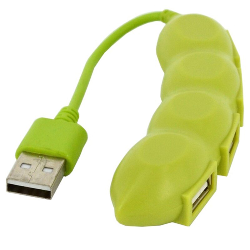 Cute Pea USB 2.0 HUB 4 Port Splitter Adapter Cable for Laptop PC