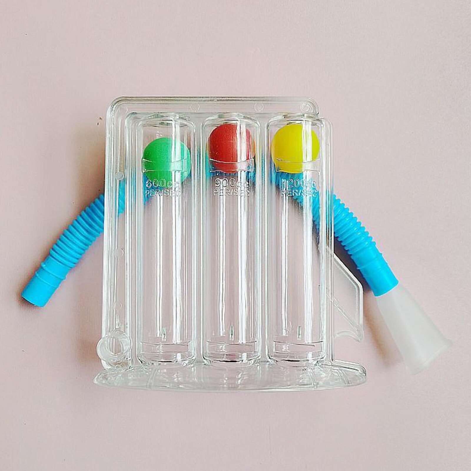 Breathing Lung Exerciser Respiratory Spirometry Trainer Breath Measurement