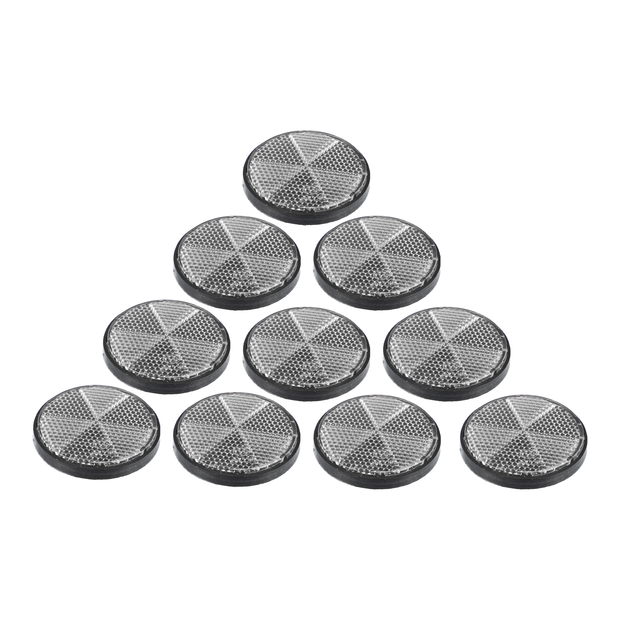 Motoforti 4/6/10 pz M6x1.0 Striscia di Avvertimento Nastro Adesivo Riflettente di Plastica Universale Montaggio A Vite Riflettore Decalcomanie per Moto