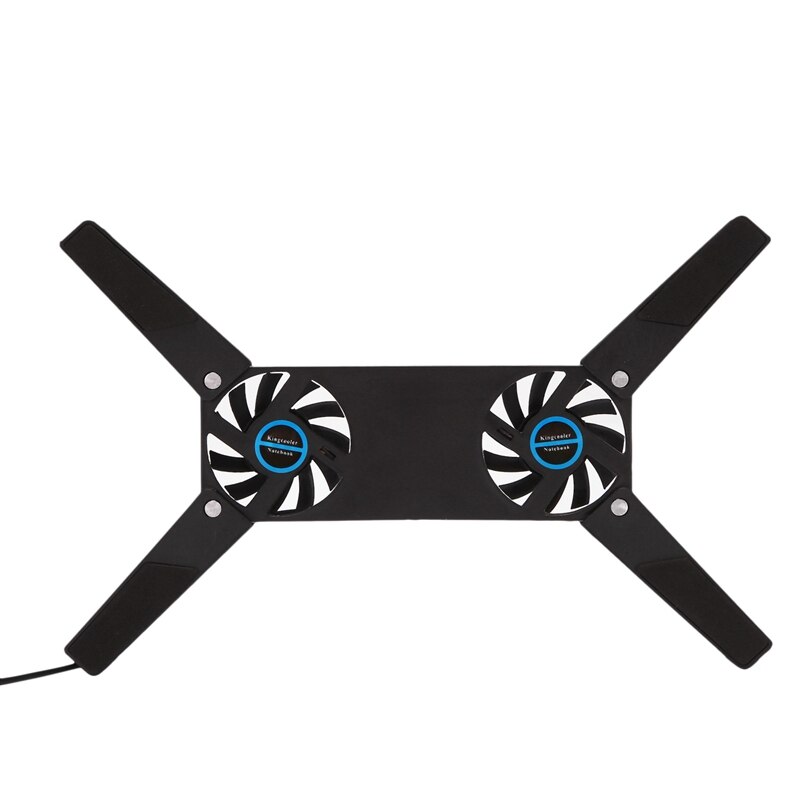 2X Laptop Cooling Pad,Dual Fan For Laptop Cooling,USB Folding Laptop Cooler Pad,Notebook Fan For Students &amp; Business Man