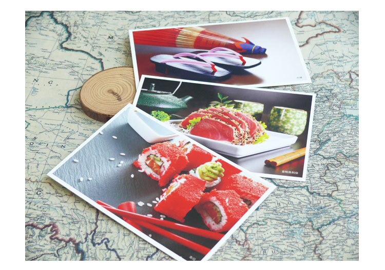 30 Sheets/Set Impression Of Japan Series Postcard/Greeting Card/Wish Card/Christmas and Year Cards
