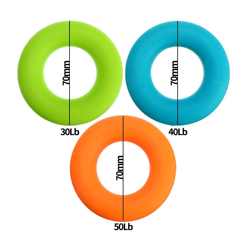 3 níveis dedo aperto da mão silicone anel gripper strengener aperto de mão exercitador treinador faixa de resistência para interior ao ar livre
