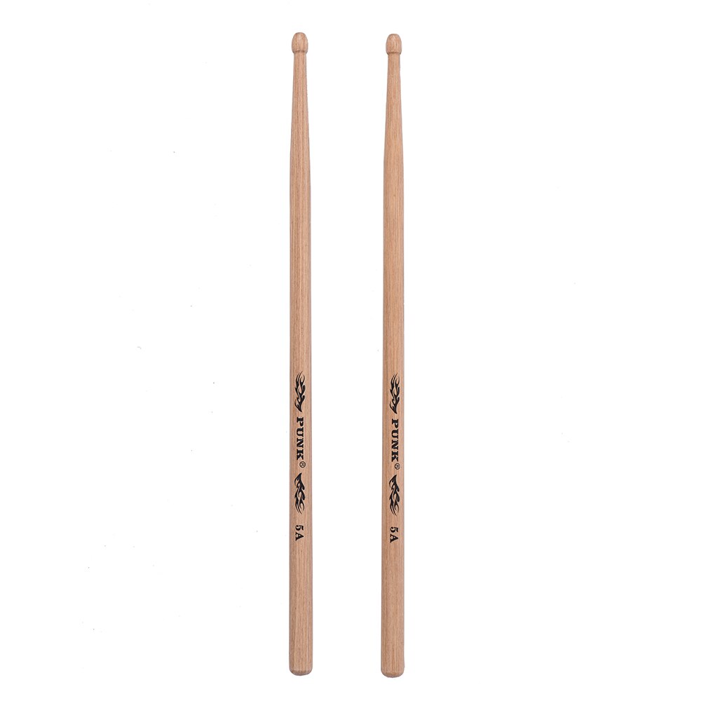 One Pair of 7A Wooden Drumsticks Drum Sticks Ash Wood Drum Set Accessories