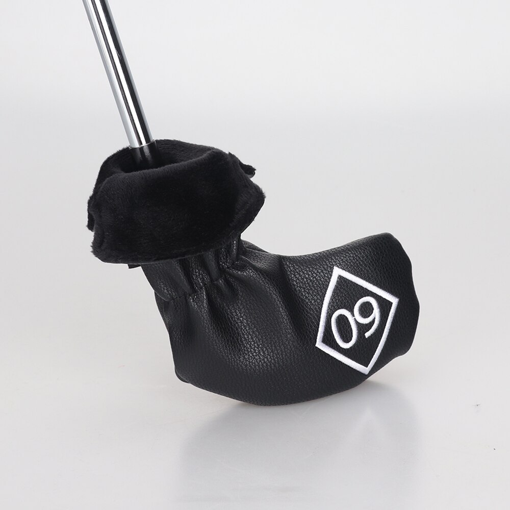 Big Teeth Single Golf Wedge Iron Head Covers Golf Club Covers Long Sock Black Diamond