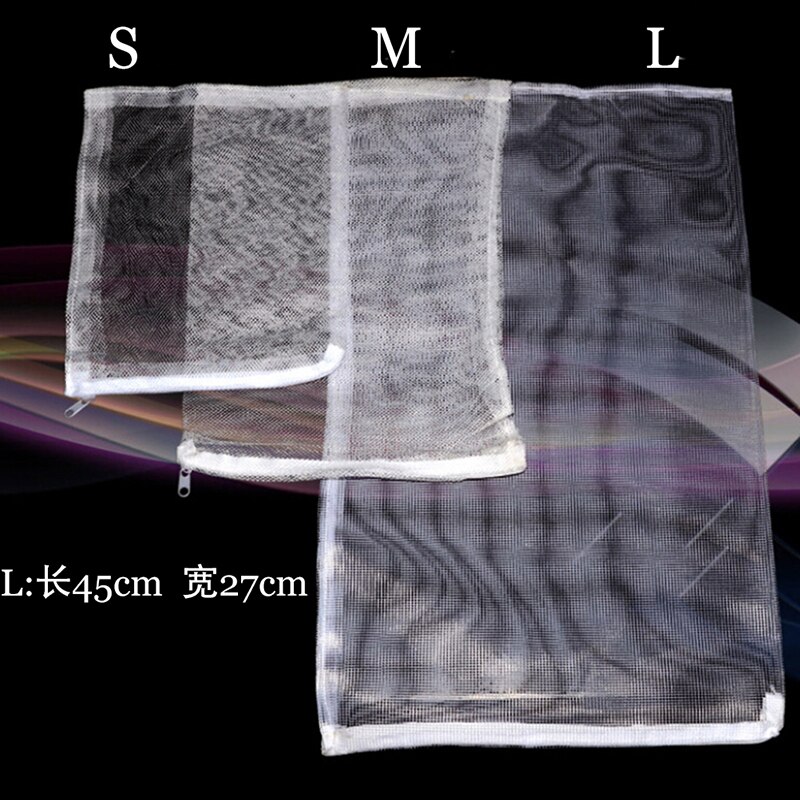 5 stücke Filter Filterung Socke Sumpf Mikron Aquarium Marine Riff Gittergewebe Tasche Tasche Fisch Panzer Postleitzahl Filter Reißverschluss Netz Gittergewebe: Grün