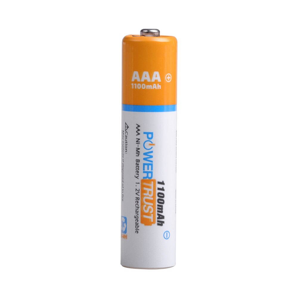 PowerTrust 8 Packs 1100mAh 1,2 V AAA Ni-Mh Akku für AA AAA Batterien (Fall Enthalten)