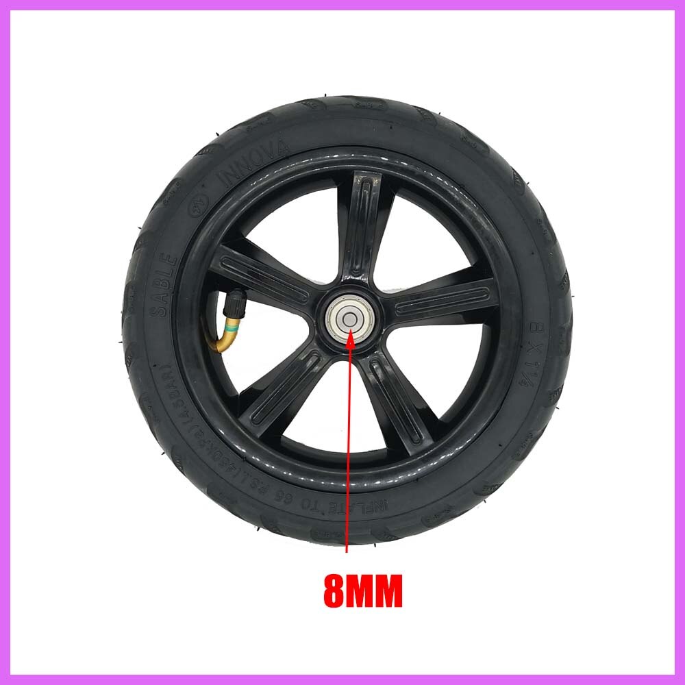 8 Inch 8X1 1/4 Tire200x45 Binnenste En Buitenste Buis Voor Kinderwagen Kinderwagen Peuter Wandelwagen 8 Inch Wiel: 8MM