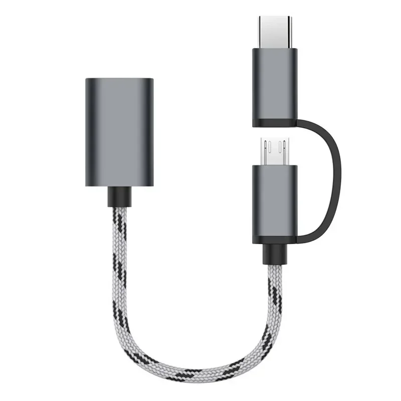 2-in-1 USB 3.0 OTG-Adapterkabel Typ C Mikro USB auf USB 3.0-Schnittstelle Ladekabel Linie für praktisch-Konverter für Mobiltelefon