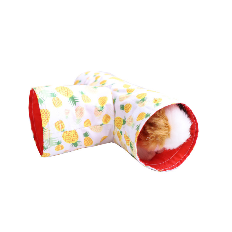 Hamster käFeige Tunnel für Ratte warme Hamster rohr Spielzeug bett KäFeige für Hamster Kaninchen Meers chweinchen Kleintiere: scharlachrot