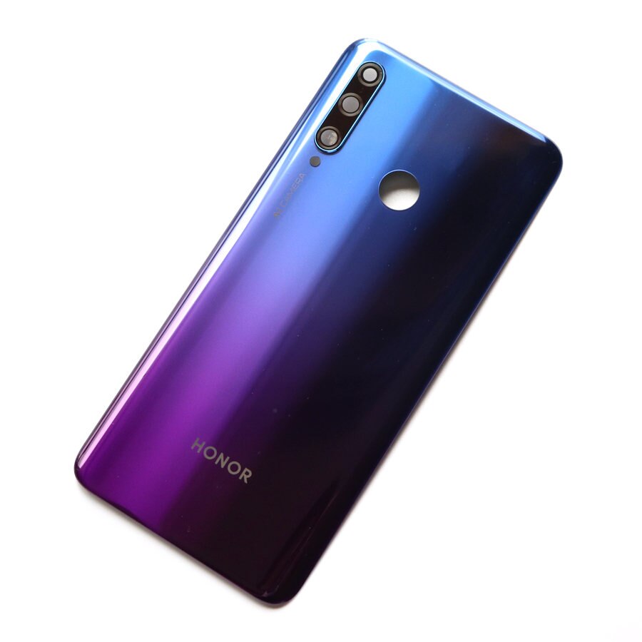 Per Huawei Honor 20 Della Copertura Posteriore Della Batteria Honor 20S 10i 20i del Pannello Di Vetro Posteriore del Portello Custodia Honor 20 pro Della Copertura Posteriore + Obiettivo Della Fotocamera: Honor 10i 20i-Blue