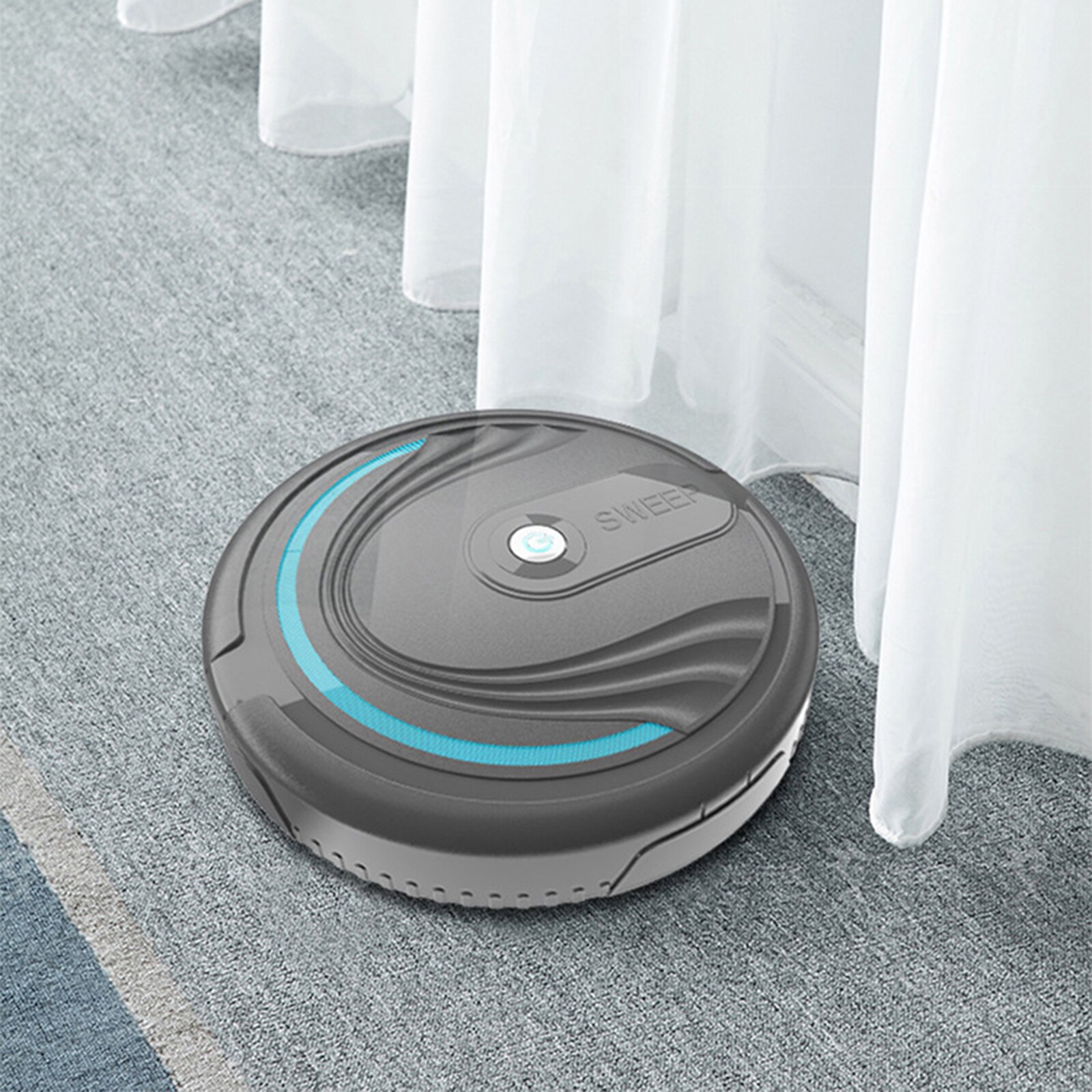 Robot Stofzuiger Intelligente Meerdere Reiniging Modes Dweilen Veegmachine 3-In-1 Auto Oplaadbare Smart Floor Stofzuiger