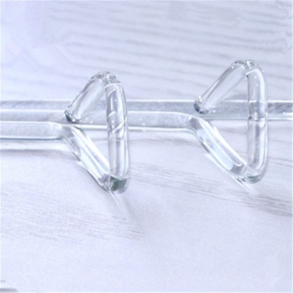 2 Pcs Laboratory Lab Glass Triangle-headed Cell Spreader 20cm long