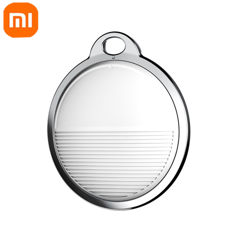 XIAOMI Smart Airtag Bluetooth GPS Draagbare Tracker Werk met Apple Vind Mijn APP Air Tag Tracker Locator Huisdier Key Finder voor IOS: Donkergrijs