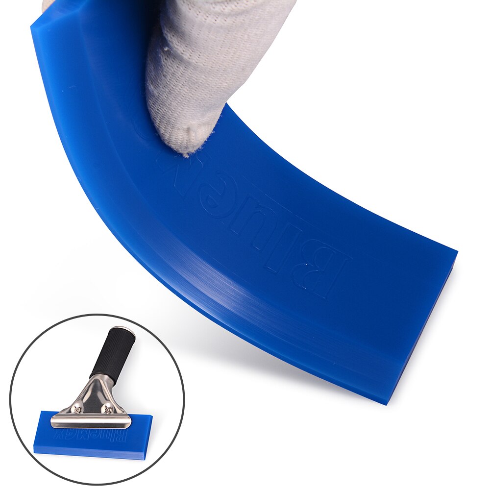 Foshio bluemax gummibåndsblad til bilvindue naleværktøj glas vand visker isskraber bilrens vinylfolieblad