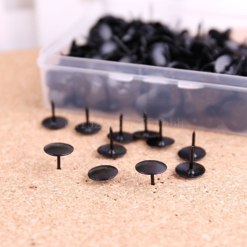 400 Stuks Metalen Punaise Tekening Pinnen Punaise Kurk Boord Foto Muur Kaart Markers