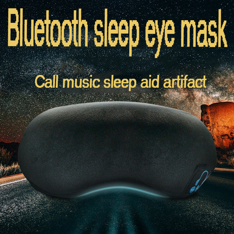 Bluetooth 5.0 Sleep Eye Mask Headphones - Active Noise Cancelling Stereo Headset
