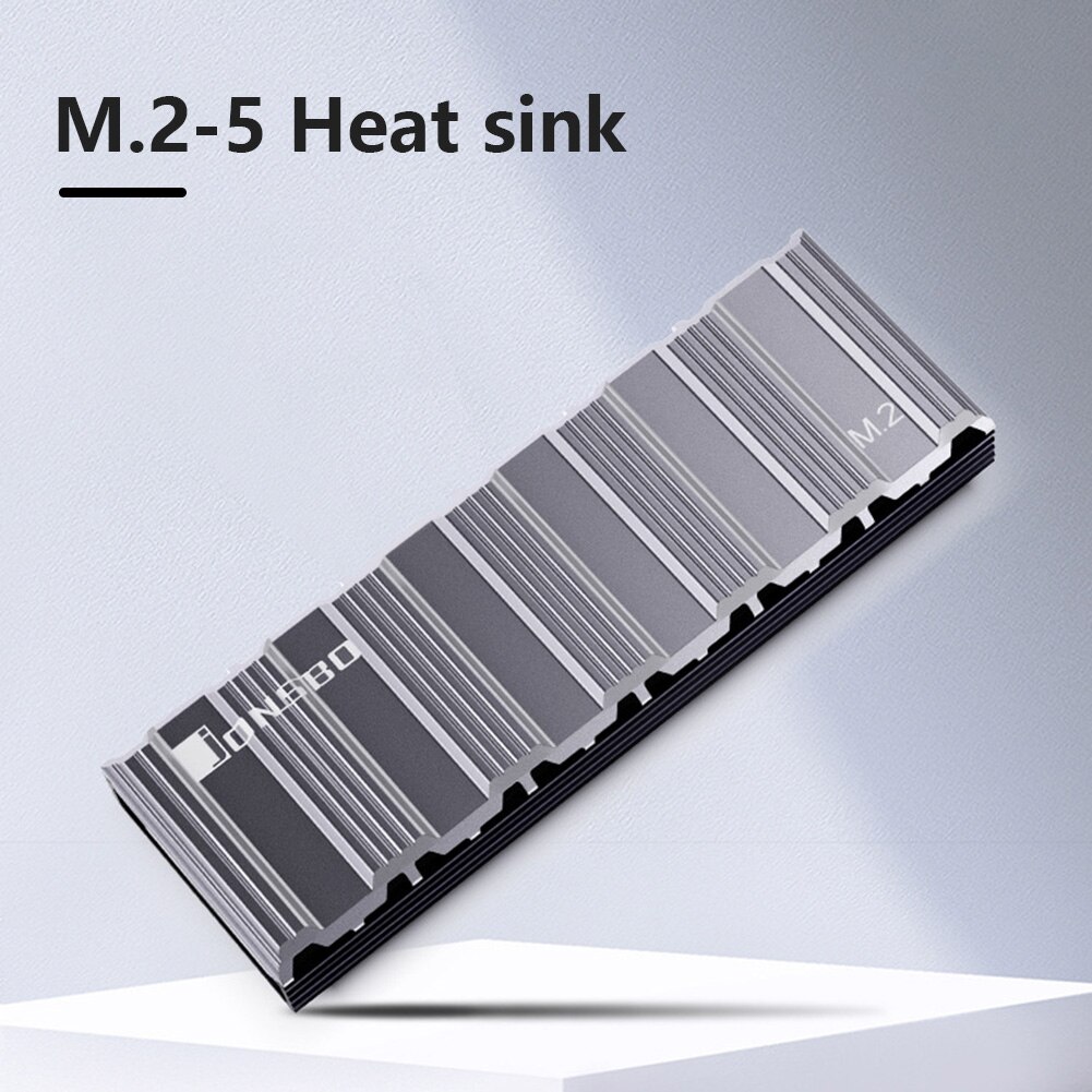 Jonsbo-disipador de calor de refrigeración para disco duro de estado sólido, radiador con almohadilla térmica de , M.2 SSD, aleación de aluminio M.2-5, M2 2280