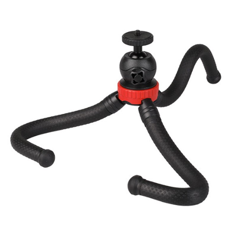 Octopus Tripod SLR Digital Camera Desktop Tripod Mobile Selfie Live Octopus Stand (with E-Clip and GP Adapter)