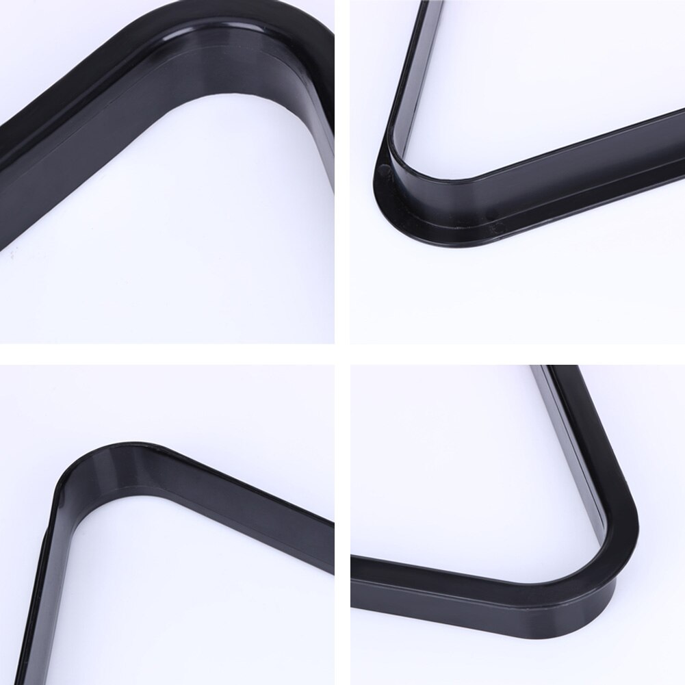 Plastic 8 Ball Pool Billiard Table Rack Triangle Rack Standard Size Durable Wear-resistant Impact Practical Billiard Accessories