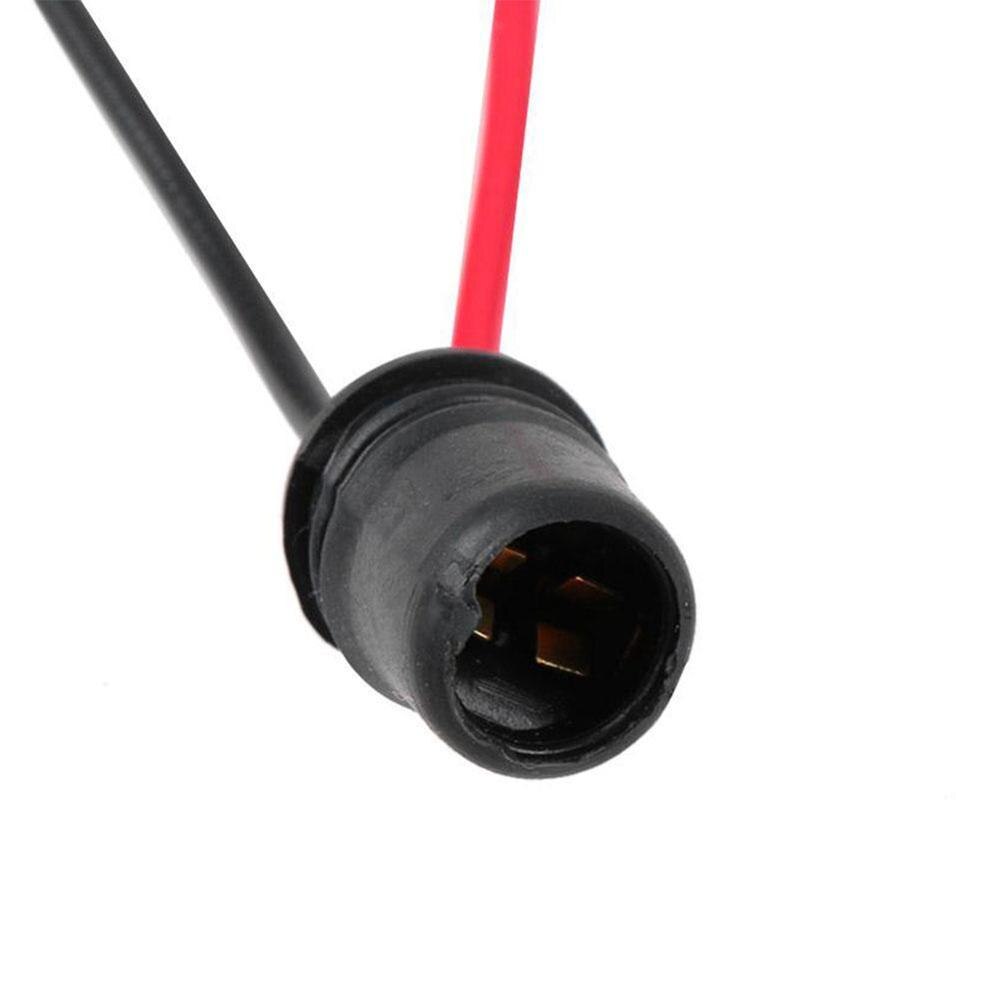 1 stk  w5w t10 12cm auto bil lyspære sokkel holder lastebiler båter kontakt forlengelse