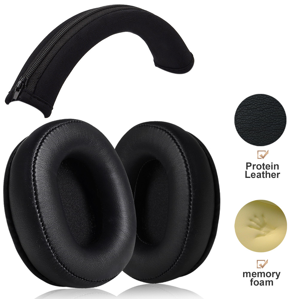 Earphone pads For Havit H2002D/E H2008D VOROTEX replacement Earpads headphones Earmuffs Mesh cloth Memory Covers Sponge Protein: Lvory