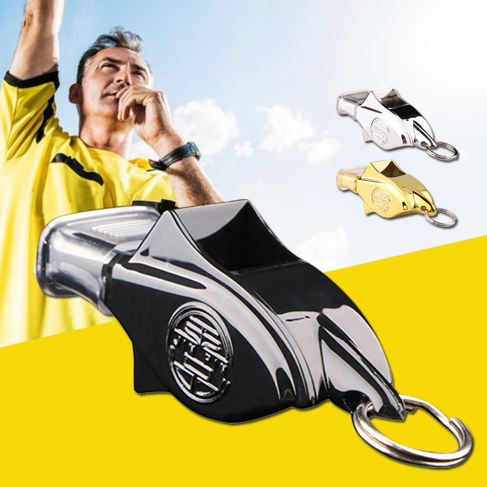 Silbato de 130 decibelios para árbitro, accesorio deportivo de Rugby, chapado en ABS, para fútbol, baloncesto, de entrenamiento, escuela, herramienta de porristas