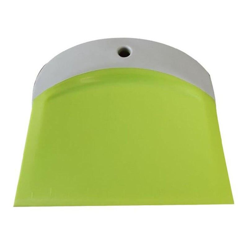 Kitchen Cutter Cake Spatulas Cake Pastry Spatulas Butter Scraper Trapezoidal Scraper Cake Tools Plastic Dough Scraper: green
