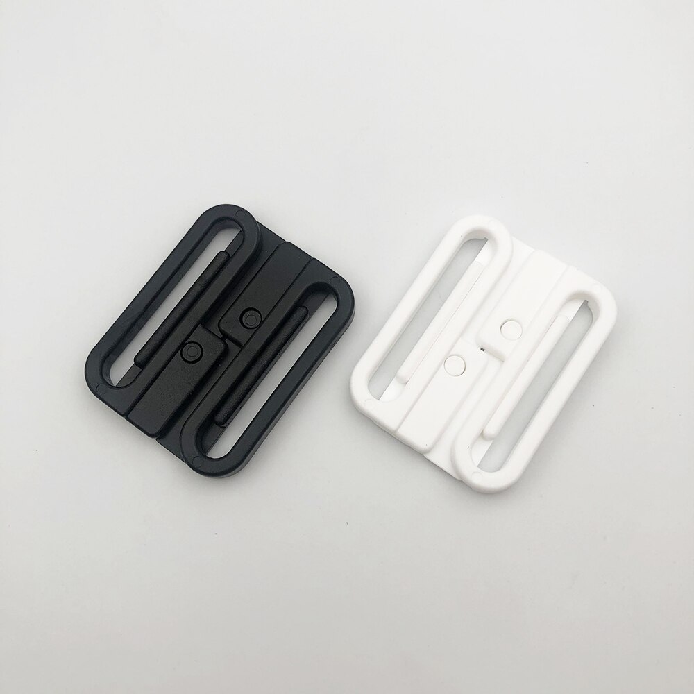 38mm 10 Sätze/los Bekleidungs Kunststoff Schnallen Bh Verschluss Vorne Bademode Clip Bikini Verschluss Ersatz Zurück Haken DIY Zubehör