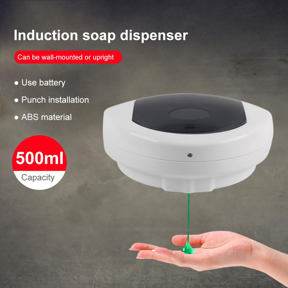 Alcohol Desinfectie Machine Automatische Zeepdispenser Ziekenhuis Hotel Muur Gemonteerde Handdesinfecterend Douchegel 500Mlfor Huishouden