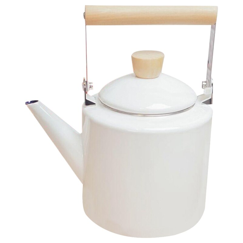Enameled Kettle Japanese Style Teapots 2 Litre for Halogen Most Stovetops Kungfu Tea Pots