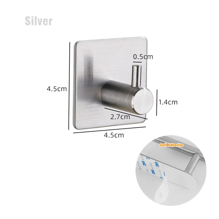 Adhesive Stainless Toilet Paper Holder Bathroom Wall Mount Storage Stand Kitchen Roll Paper Tissue Towel Dispenser Napkins Rack