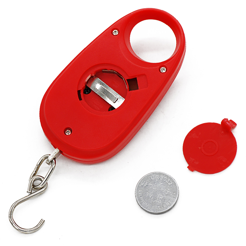 Mini báscula Digital electrónica de 25Kg y 5g, báscula electrónica para equipaje de bolsillo con peso para pesca, gancho para colgar, Mini balanza de pesaje LCD