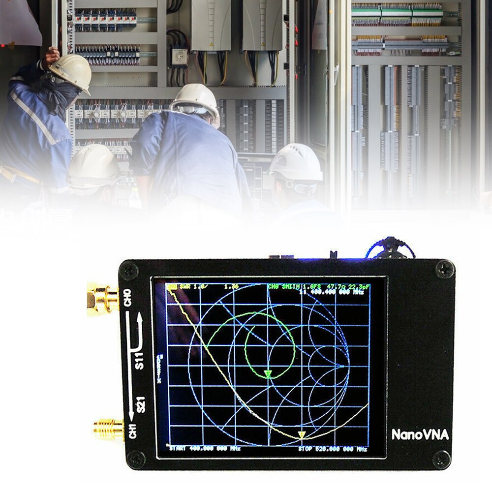 NanoVNA Vector Network Analyzer Antenna Analyzer Short Wave MF HF VHF UHF Metal Shell To Reduce External Interference