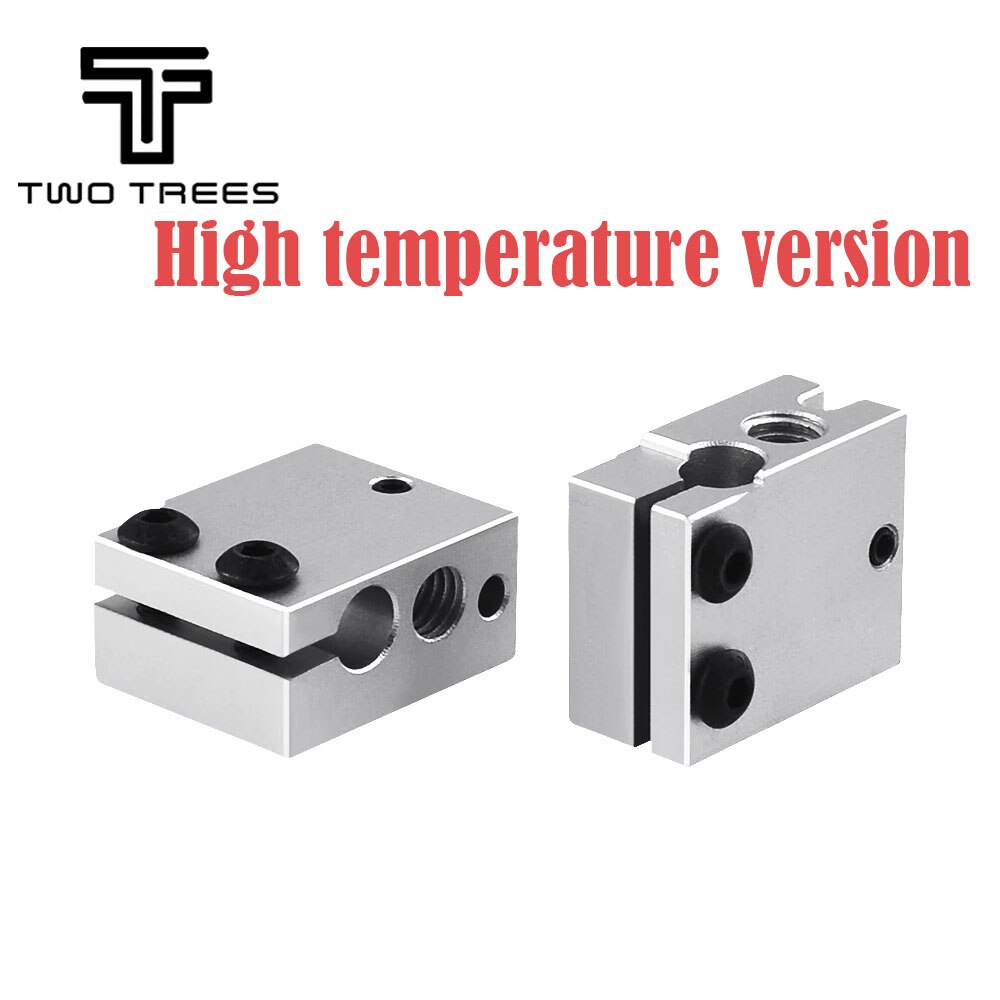 Volcano end eruption heater block 1.75 3mm filament V5 V6 extruder aluminum side heater volcanic silicon socks