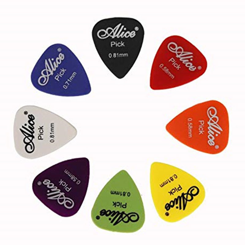 20/50 Stks/set Elektrische Gitaar Pick Akoestische Muziek Picks Plectrum 0.58/0.71/0.81/0.96/1.20 /1.50 Mm Dikte Gitaar Accessoires