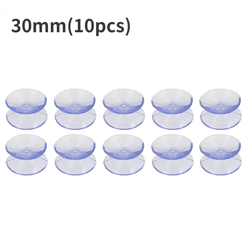 30/5 Uds ventosa de doble cara-almohadillas de ventosa para vidrio plástico acuario tubo de oxígeno DIY soporte de jabón accesorios 20/30/35mm: YELLOW