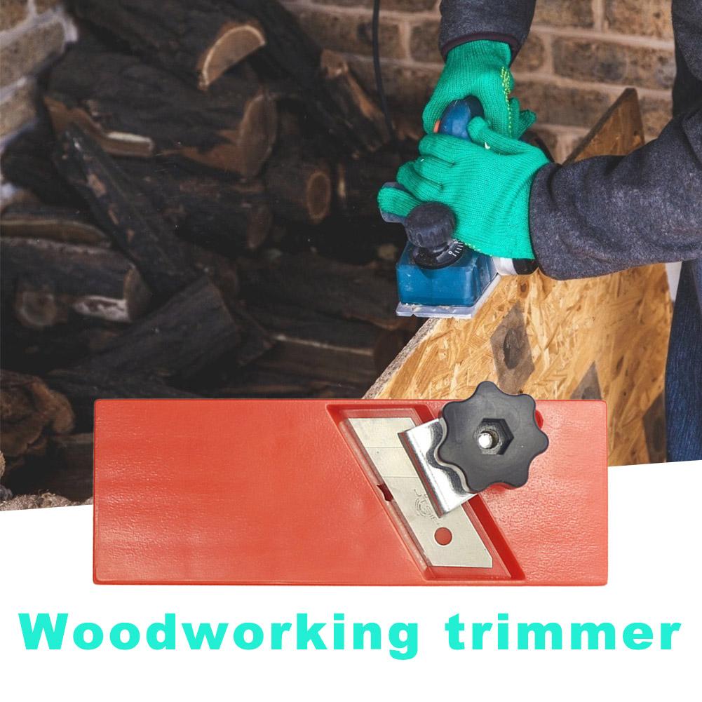 Drywall Edge Gypsum Board Hand Plane ABS Plastic Plasterboard Planing Tool Flat Square Drywall Edge Chamfer Woodworking