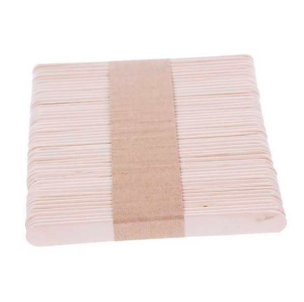 100/300 uds, palitos artesanales para polos, palitos para helado, palitos de madera Natural de 3,6 pulgadas, ideales para diseños creativos de manualidades DIY.