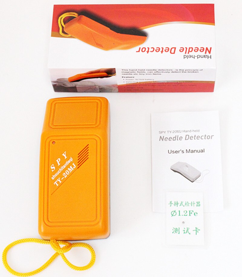 TY-20MJ Handheld Metal Detector High Sensitivity Needle detector food metal detector Needle scanner iron detector