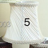 Mini Lamp Shade Pleated Lace Lampshade Fabric Lamp DIY Home Decoration, Clip on: 5 color style