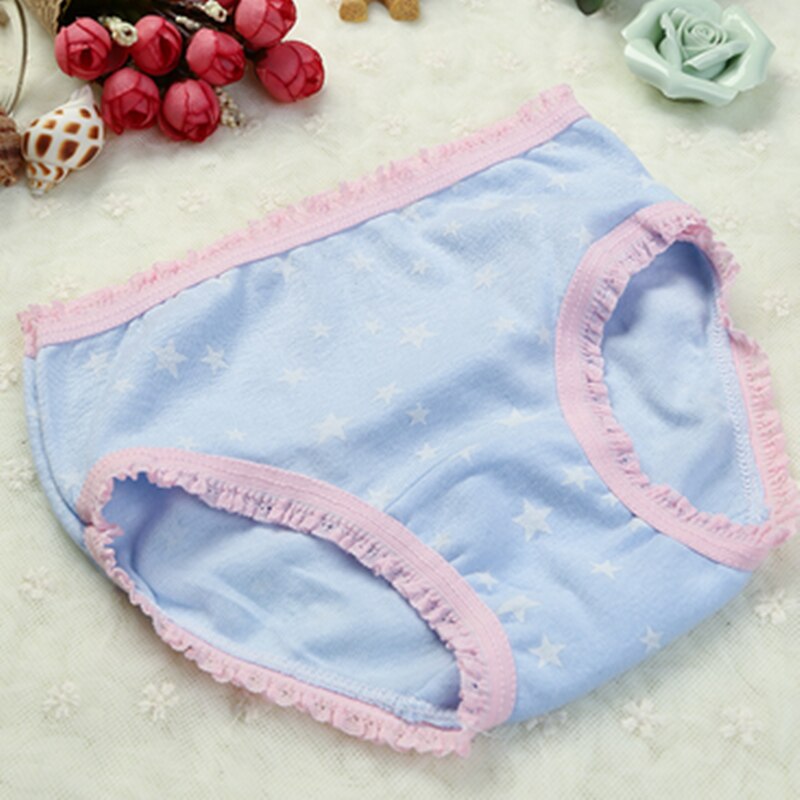 5 pz/lotto ragazze intimo mutandine bambino intimo pantaloncini bambini slip stampa slip ragazza mutandine di cotone for2-10years