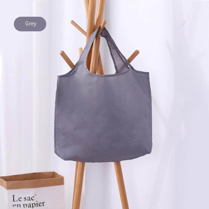 foldable Oxford waterproof cloth bag, supermarket shopping bag, environmental protection carrying bag, folding bag: Gray