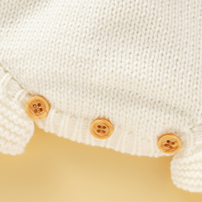 Gebreide acryl spaghettibandjes mouwloze baby meisjes zomer rompertjes draagbare baby jumpsuit peuter bodysuit voor 0-18 maanden