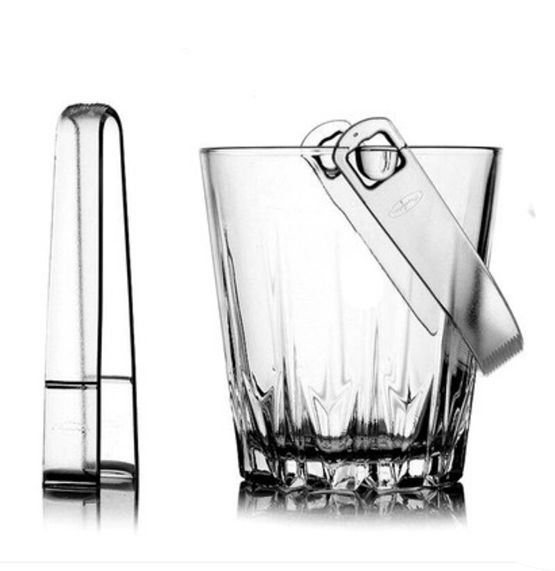 Glas is hink vin kylare, champagne vin hink, isolering is hink is tång kristall dryck badkar för fester bar: Default Title