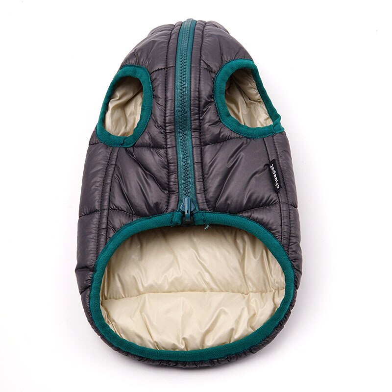 Puppy Hond Vest Dubbelzijdig Dragen Kleding Teddy Warme Katoenen Jas Huisdier Kleding Herfst Winter Leisure Vier-Legged Kleding: gray / L